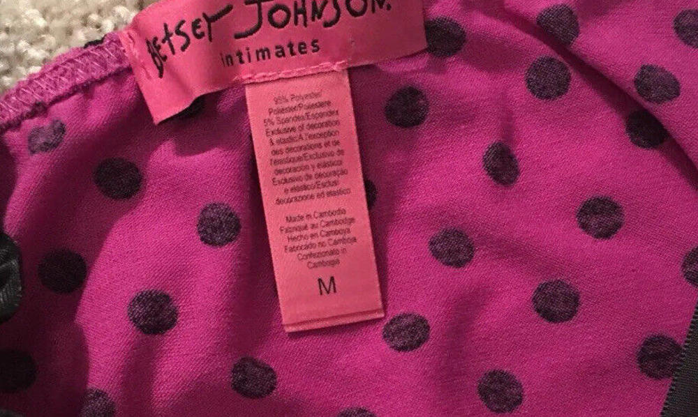Betsey Johnson Intimates Sleep / Lounge Romper - Size M Medium Purple - Picture 5 of 6